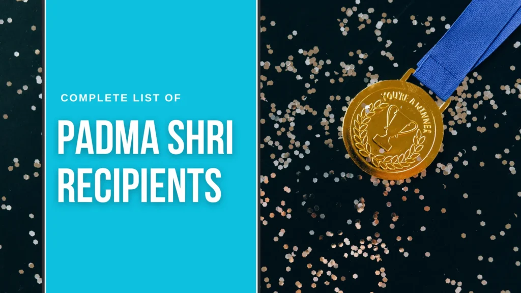 Illustration representing Padma Shri awardees list from 1954 to date, India’s fourth-highest civilian honour.