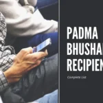 Blog cover representing Padma Bhushan awardees list from 1954 to 2025.