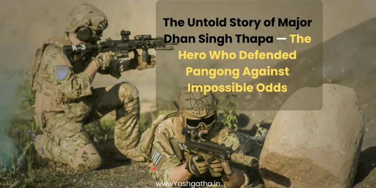 The Untold Story of Major Dhan Singh Thapa — The Hero Who Defended Pangong Against Impossible Odds