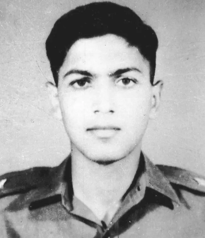 Portrait of Shaurya Chakra awardee Shaurya S. Arun in uniform.