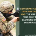 Representative image of a soldier symbolizing the courage and leadership of Lieutenant General Daya Ram Thapar, MVC, in strengthening the Indian Army.
