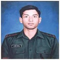 This is a portrait of Captain Manoj Kumar Pandey, a brave officer of the Indian Army and a posthumous recipient of the Param Vir Chakra, India’s highest military honor. He displayed extraordinary courage and leadership during the 1999 Kargil War, especially in the Batalik sector, where he led his troops against heavy enemy fire. Captain Pandey made the ultimate sacrifice in the line of duty, and his heroism continues to inspire generations across India.