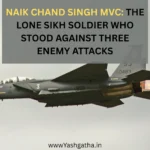 Indian Air Force fighter jet in flight symbolizing the bravery of Naik Chand Singh, Maha Vir Chakra awardee