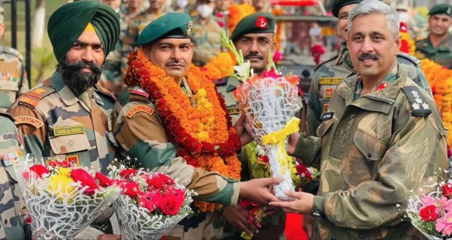 This image captures a retired Indian Army soldier in uniform, smiling during what appears to be a retirement event. The photograph conveys pride, honor, and the transition from active service to a new chapter in life. It’s well-suited for blog posts about military careers, retirement celebrations, veterans’ stories, and the spirit of service.