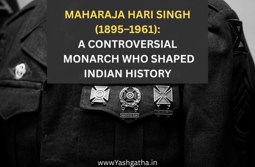 Maharaja Hari Singh (1895–1961), the last Dogra ruler of Jammu and Kashmir, whose decisions shaped modern Indian history