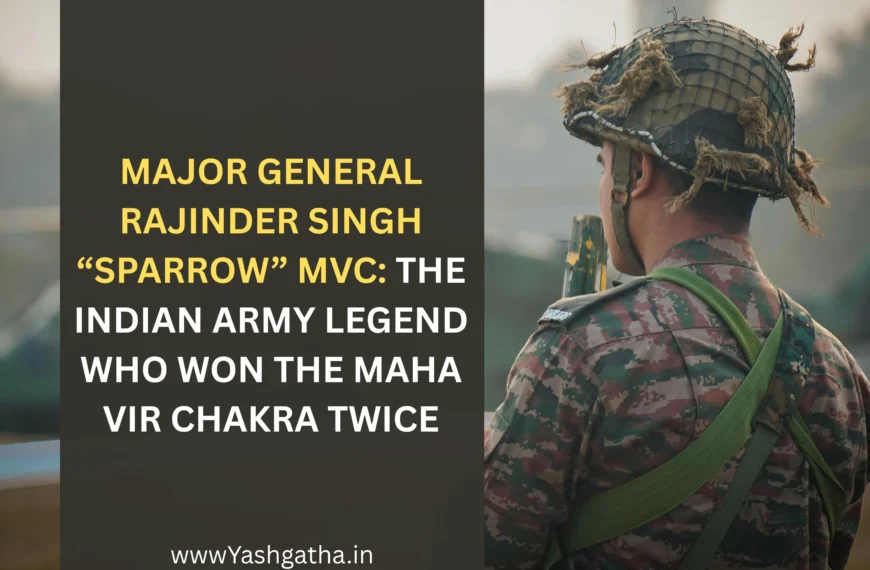 Major General Rajinder Singh “Sparrow” MVC, legendary Indian Army officer and two-time Maha Vir Chakra awardee